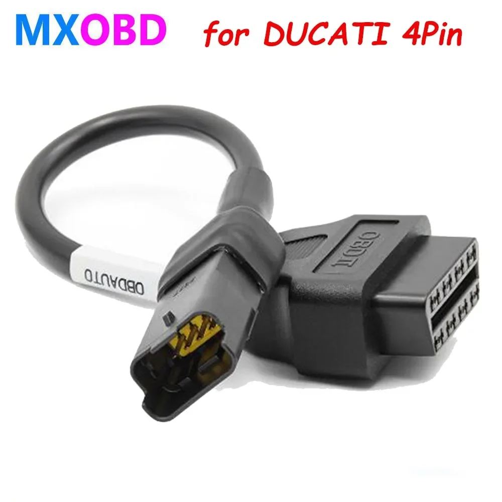 Câble Adaptateur OBD2 16 Vers 4 Broches Pour Moto - Diagnostic Ducati, BMW Motorrad - Compatible Scanners