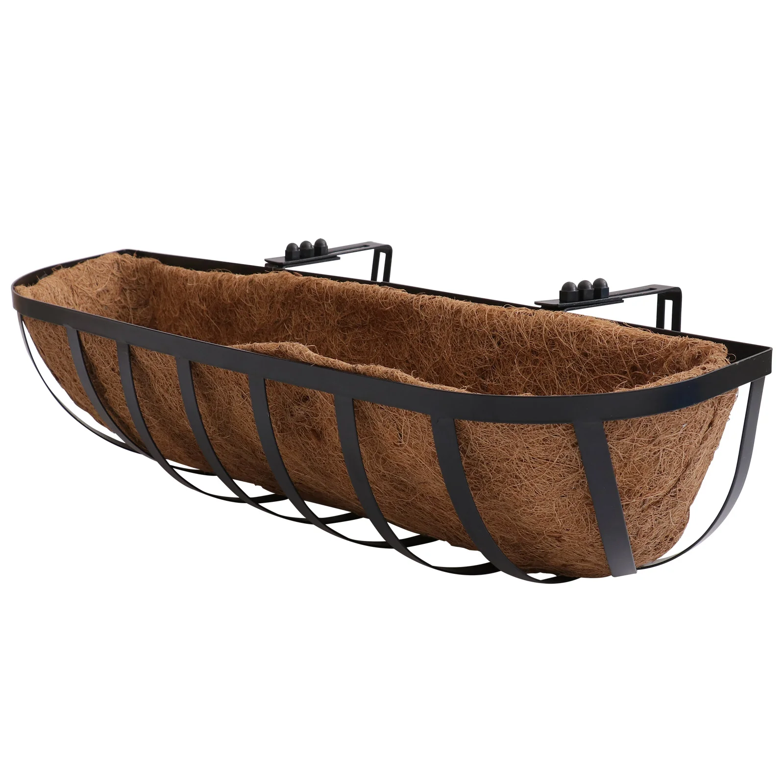 

Plants Outdoor Hanging Planter Liner Balcony Rail Planter Window Planter Box Coconut Coir Planter
