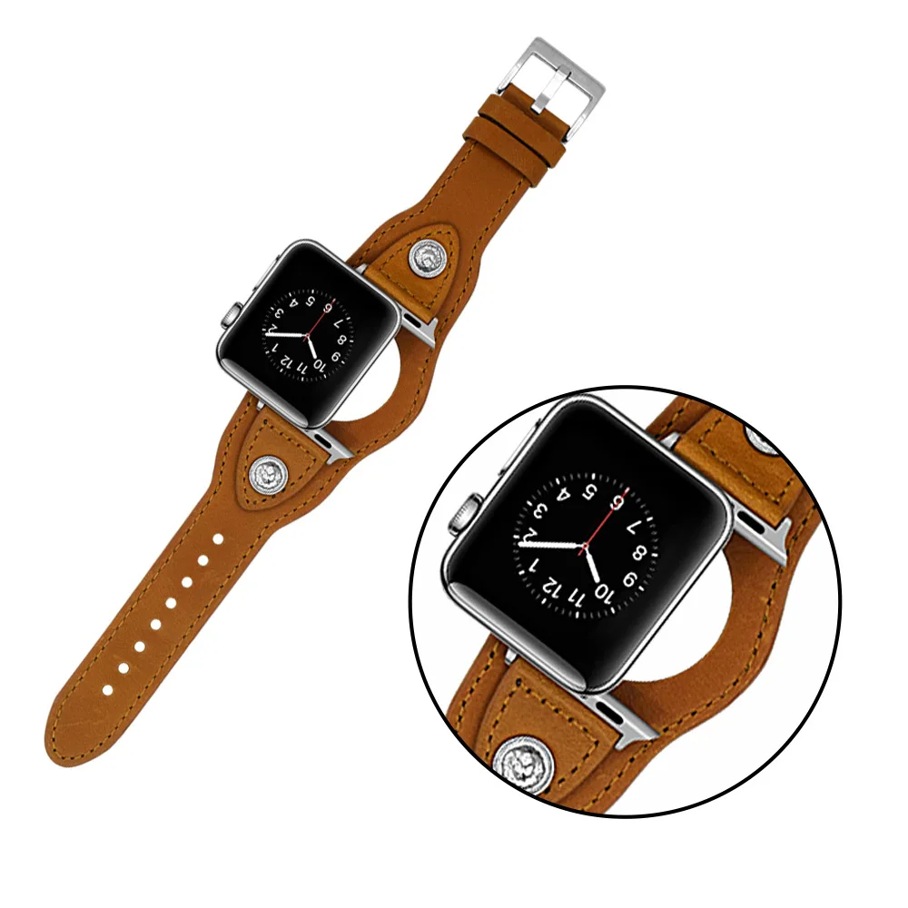 Leather strap for Apple watch band 49mm  45mm 44mm 42mm 40mm comfortable bracelet wristband for iwatch Ultra 8 7 6 5 4 3 SE belt