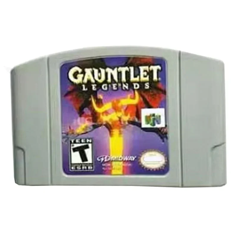 

GAUNTLET LEGENDS N64 Game Card Series Is Suitable for N64 Version, American English Version and Japanese Animation Toy Gift.