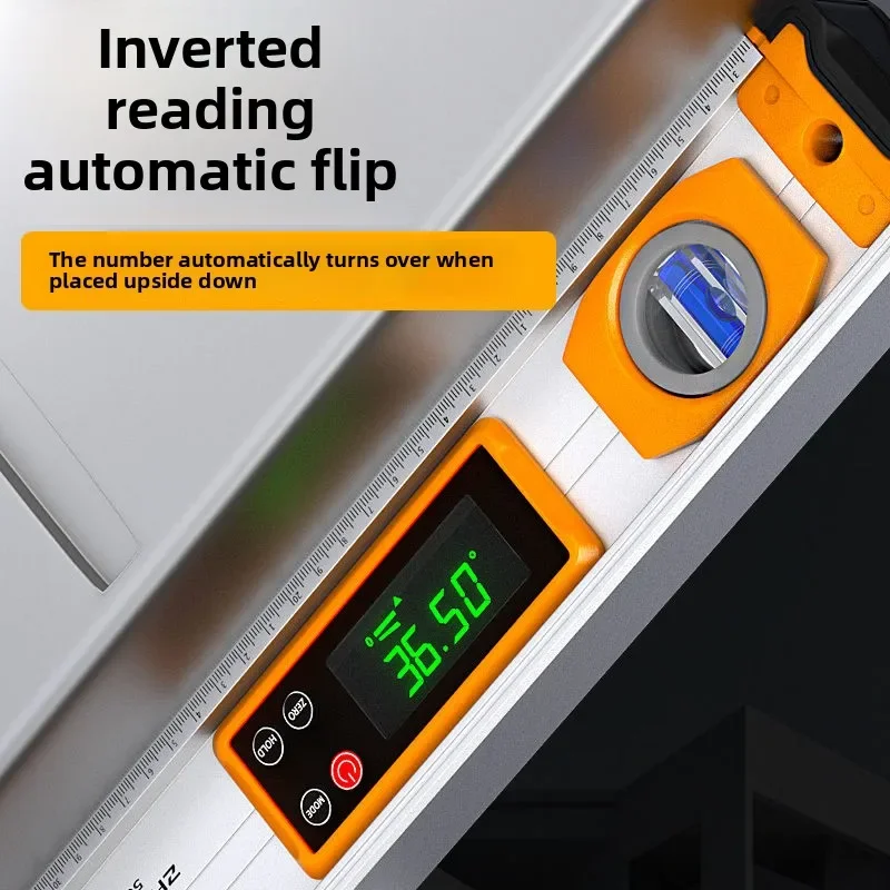 안정적인 디지털 레벨 눈금자 고정밀 전자 레벨링 눈금자 산업용 강력 자석 레벨 레이저 측정기 007
