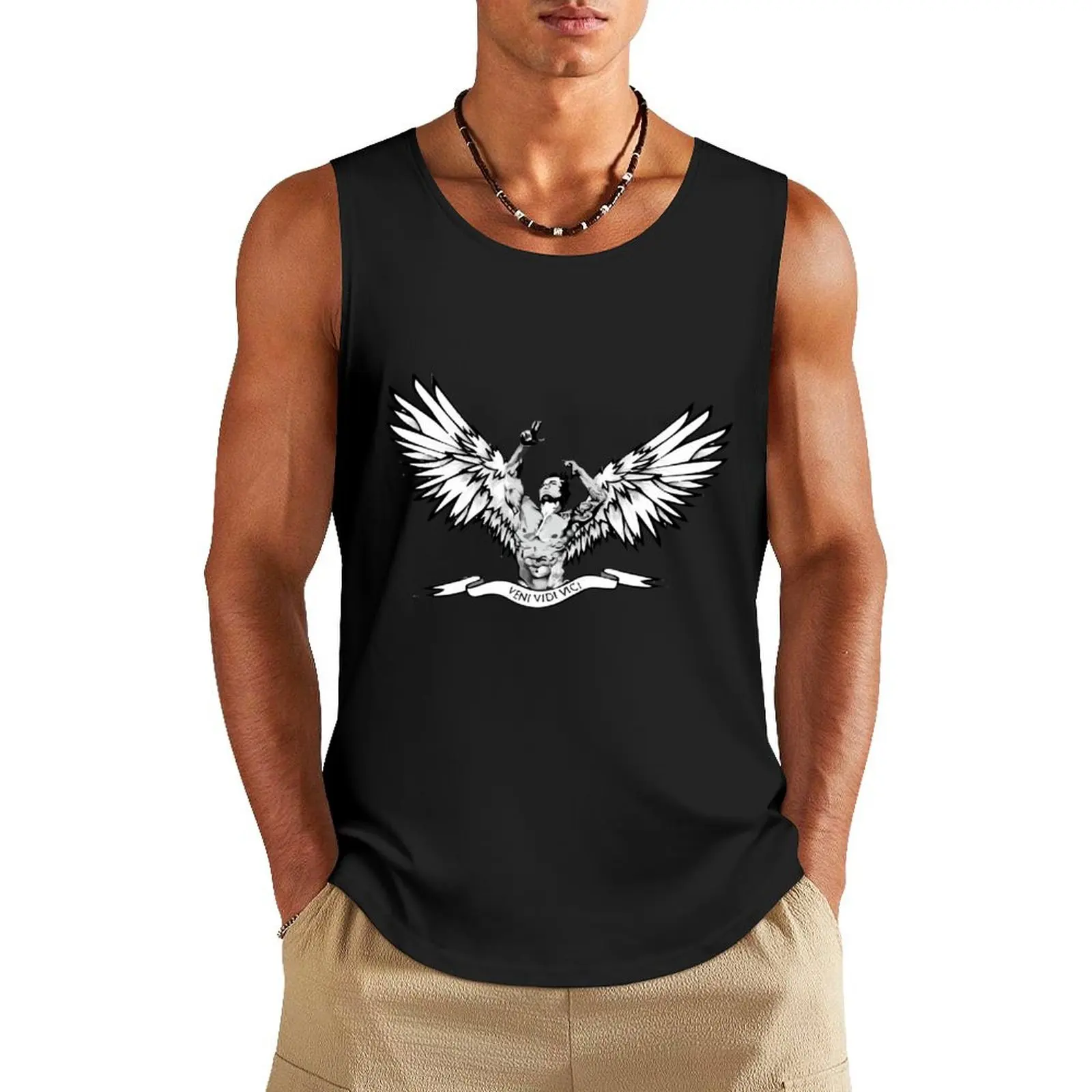 

zyzz Tank Top Sleeveless T-shirt T-shirt man anime gym