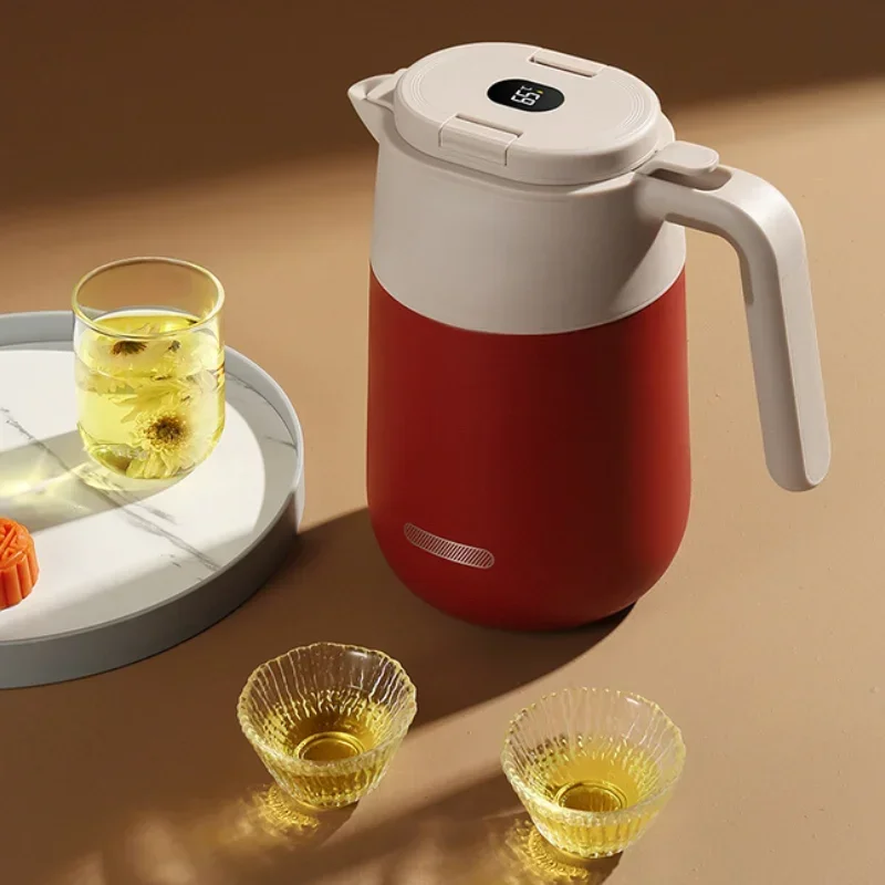 Large Capacity Insulated Flask Kettle, Portable Household Vacuum Flasks, Thermos Pot, Hot Water Bottle with Digital Display