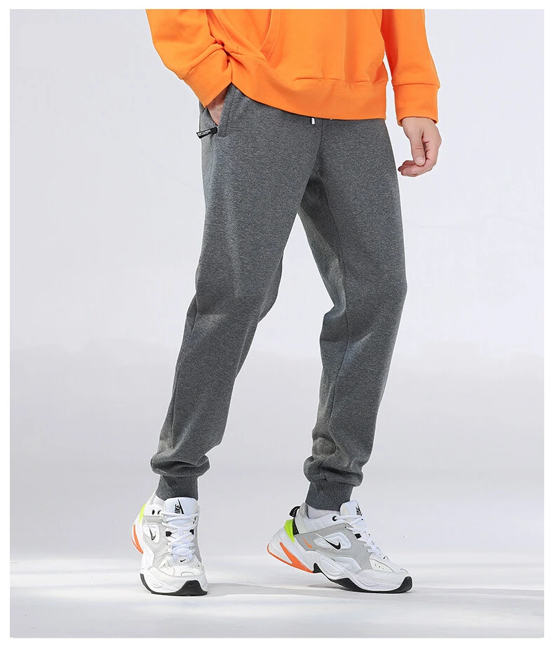 Autumn Winter Plush Thickened Sports Pants for Men Warm Casual Joggers Pants Loose Leggings for Men Sweatpants