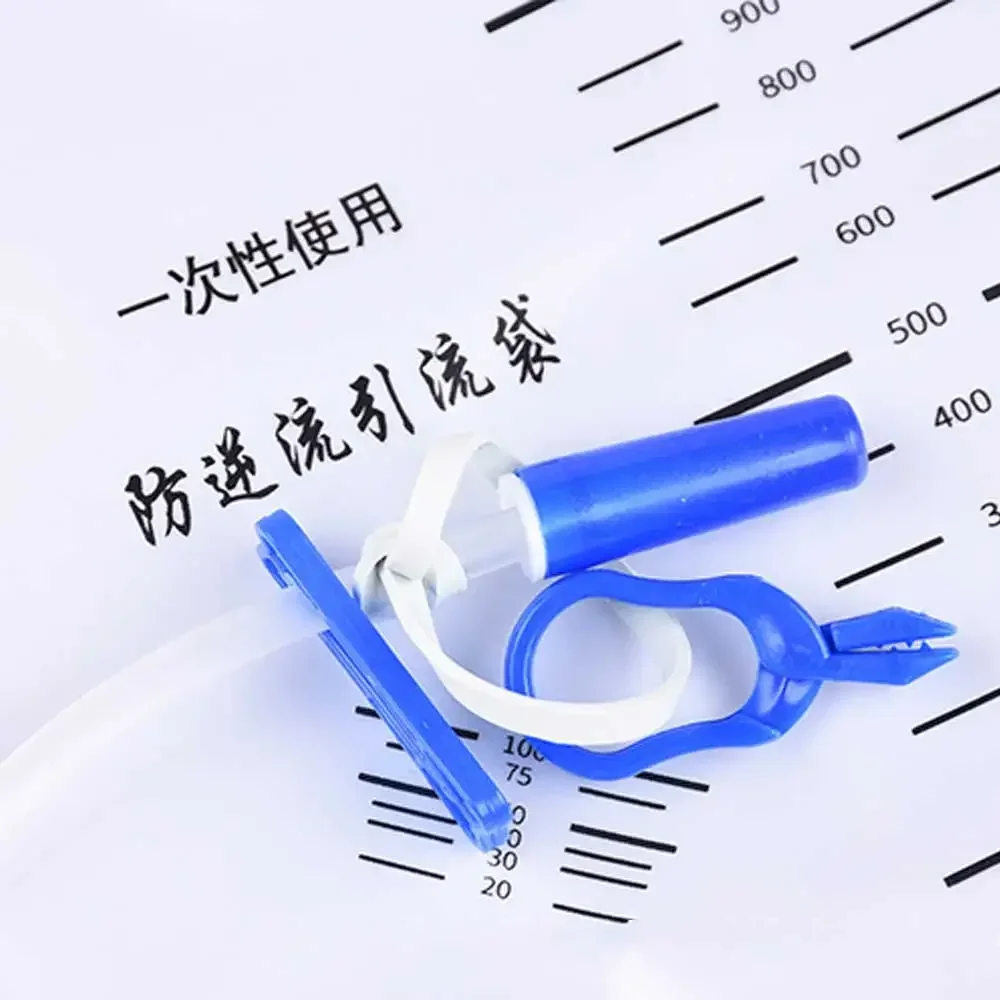 10PCS/Lot Urinary Drainage Bags 750ML /1500 ML Anti-Reflux Urine Collector Wearable Men Elderly Disposable Sterile Urine Bag