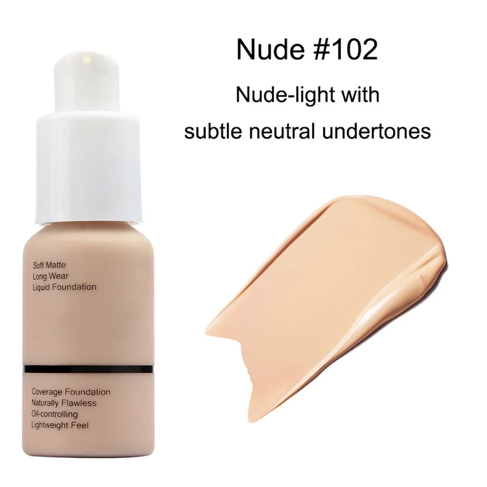 Foundation Base Liquid 30ml liquid foundation makeup cream waterproof foundation