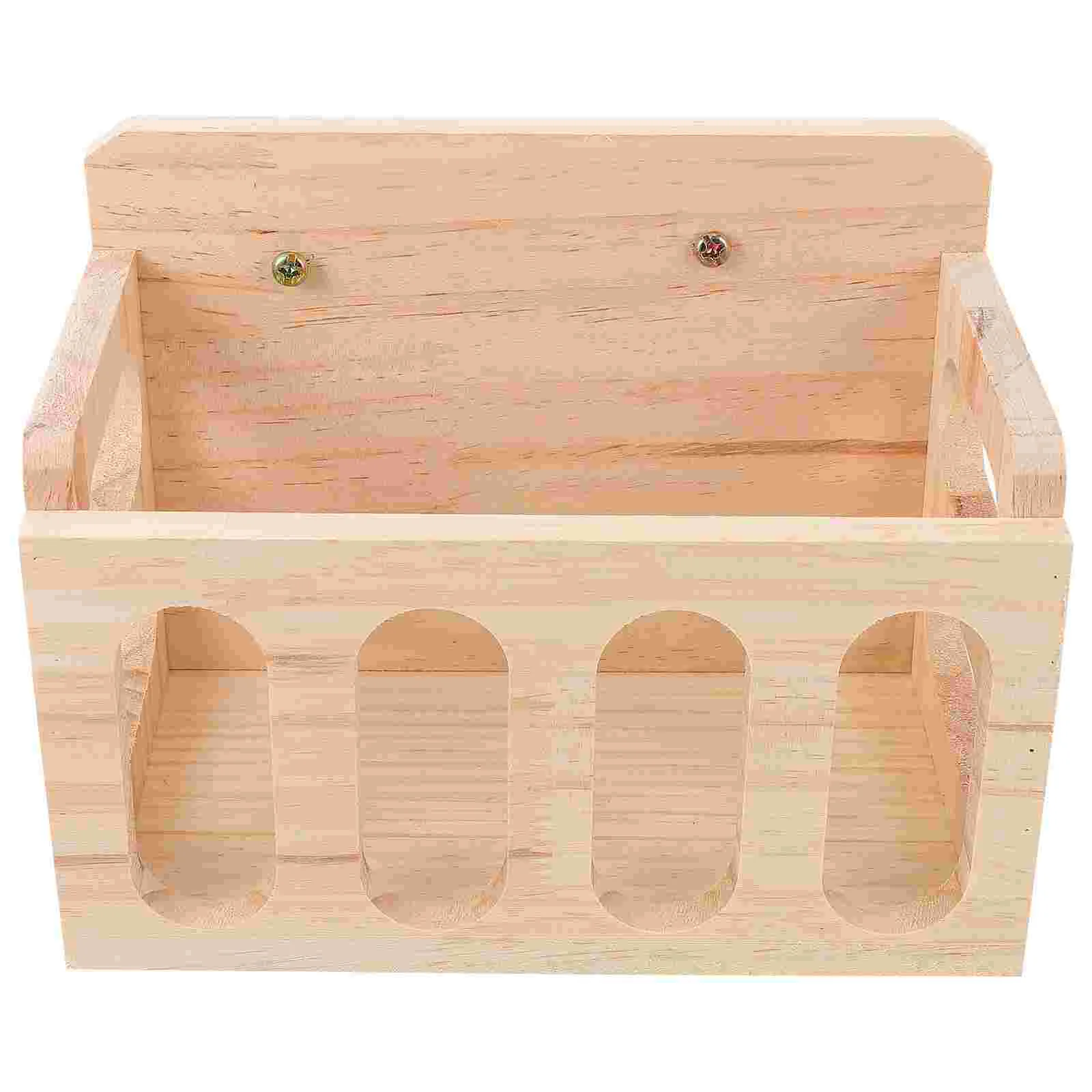 

Rabbit Grass Stand Wood Bunny Feeder Chinchilla Wooden Bowl Small Animal Guinea Pig Accessories