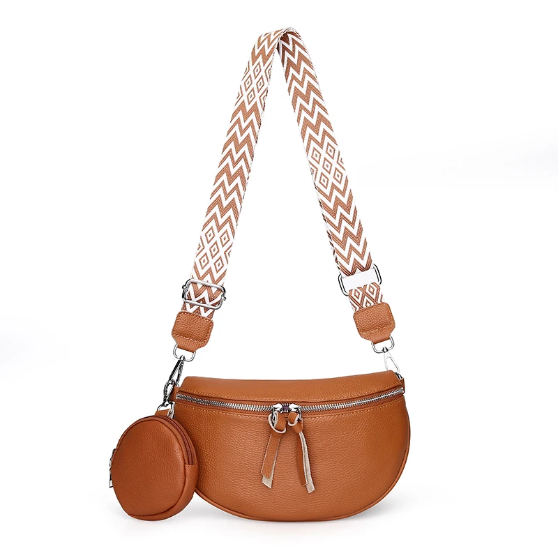 Luxury Genuine Leather Women Chest Bag