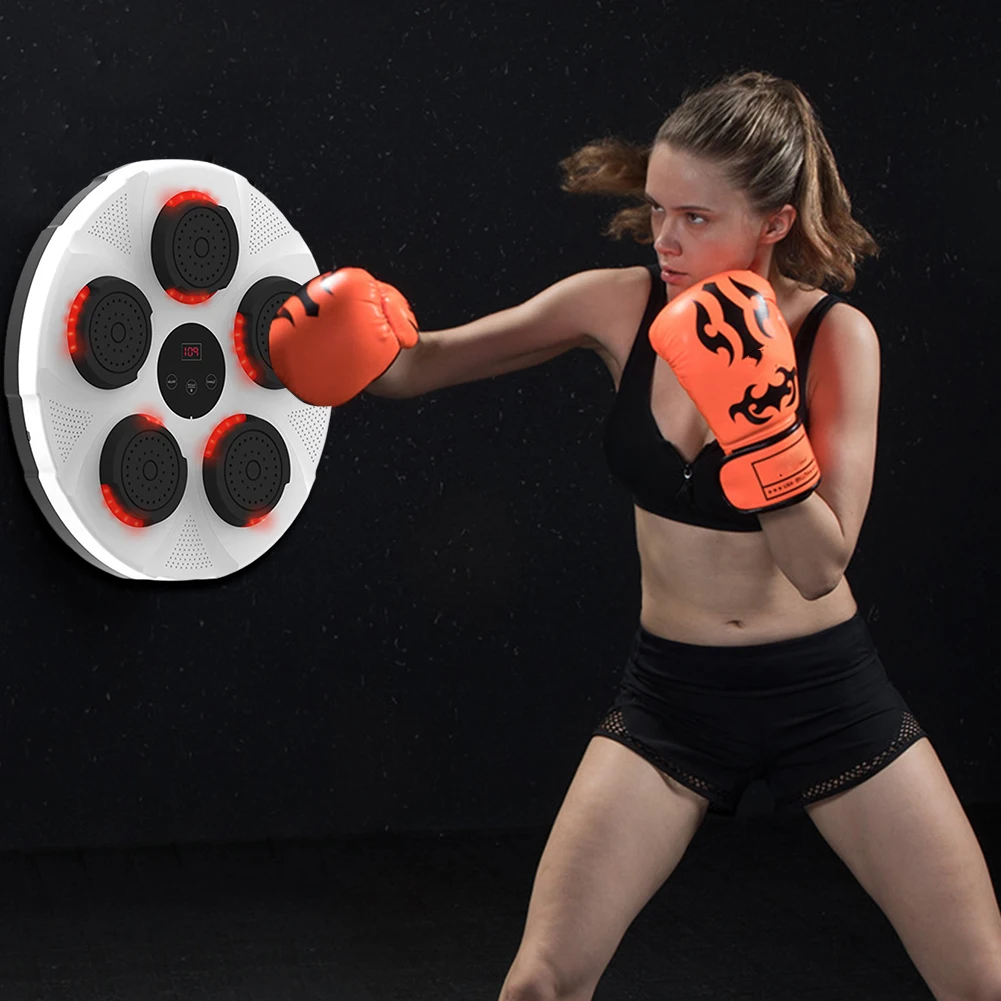 Smart Music Boxing Training Machine, instrutor de fitness, parede  eletrônica Alvo, pendurado Sanda, saco de areia para criança, adulto -  AliExpress