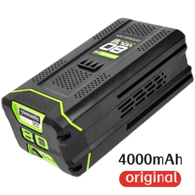 100% Originale 4000Mah Per Batteria Per Elettroutensili Greenworks 80V Gba80150 Gba80200 Gba80250 Gba80300 Gba80400 Gba80500 Caricabatteria