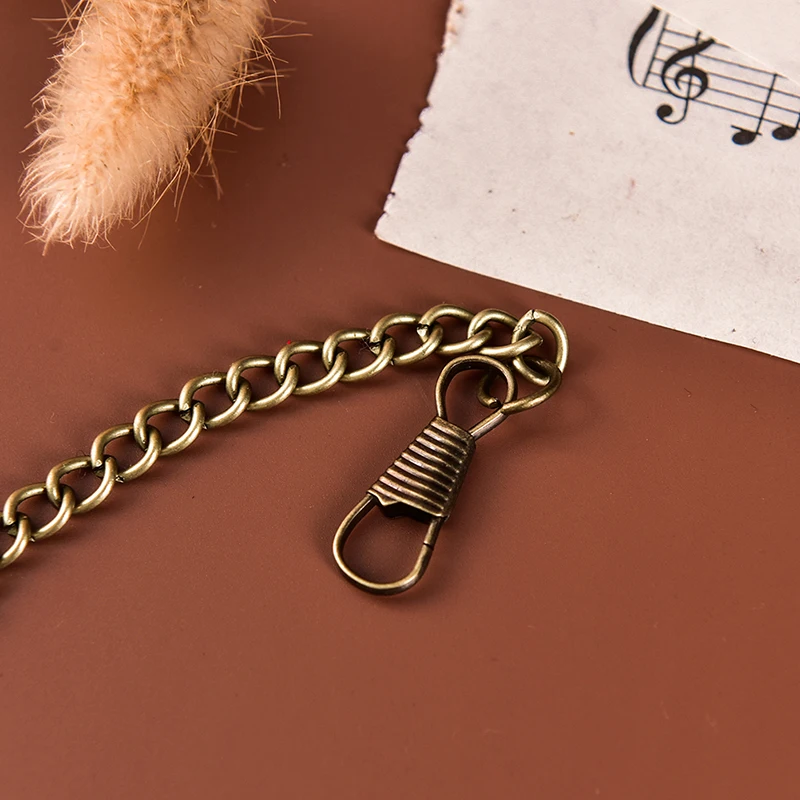 Bronze Alloy Chain FOR Antique Quartz Women Mens Vintage Pocket Watch Chains Fashion Chain