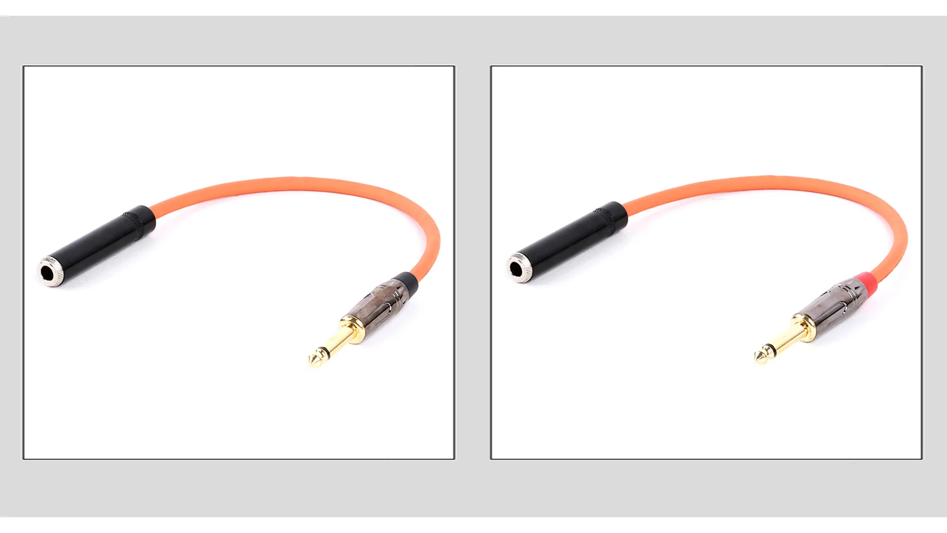 0,3 M-15M vergoldetes 6,35mm Mono-Stecker auf 6,35mm Stereo-Buchse Instrumenten-Audio kabel für E-Gitarren-Mixer – Detail 7