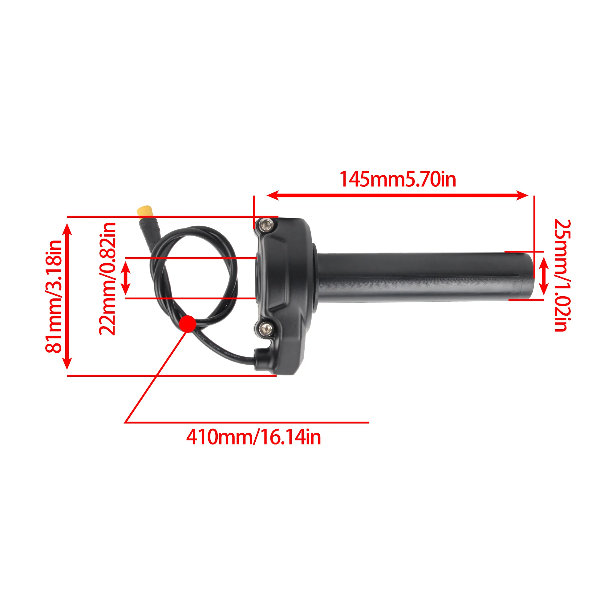 Universal Electric Scooter Throttle Twist Grip with Speed Control