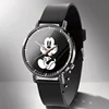 Disney Mickey Minnie Mouse Girl  Boy Children's Kids Watch Women Cute Male Female Couple Wrist Watches Birthday Gifts 1