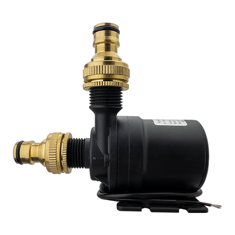 DC24V Bürstenlosen Motor DC12V 1000L/H Kopf 8M Wasserdichte Tauchpumpe Brunnen Warmwasserbereiter Dusche Booster Pumpe EU Adapter – Detail 5