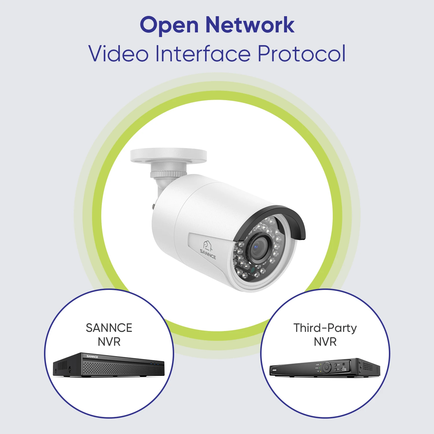 White 4K surveillance camera