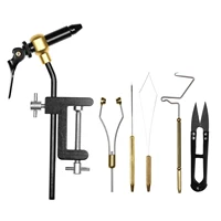 6pcs/5pcs Fly Tying Tools Combo Kit Fly Tying Vise 1