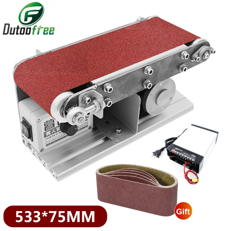 DIYPolishingGrindingMachineDesktopBeltMachineCutterEdges