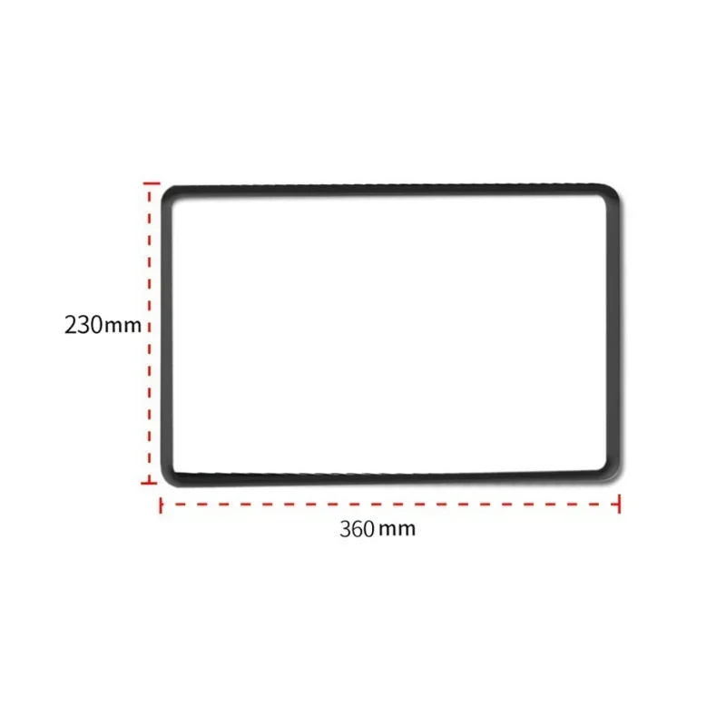 Silicone Rubber Screen Frame Protector and Console Cover for Enhanced Display Protection
