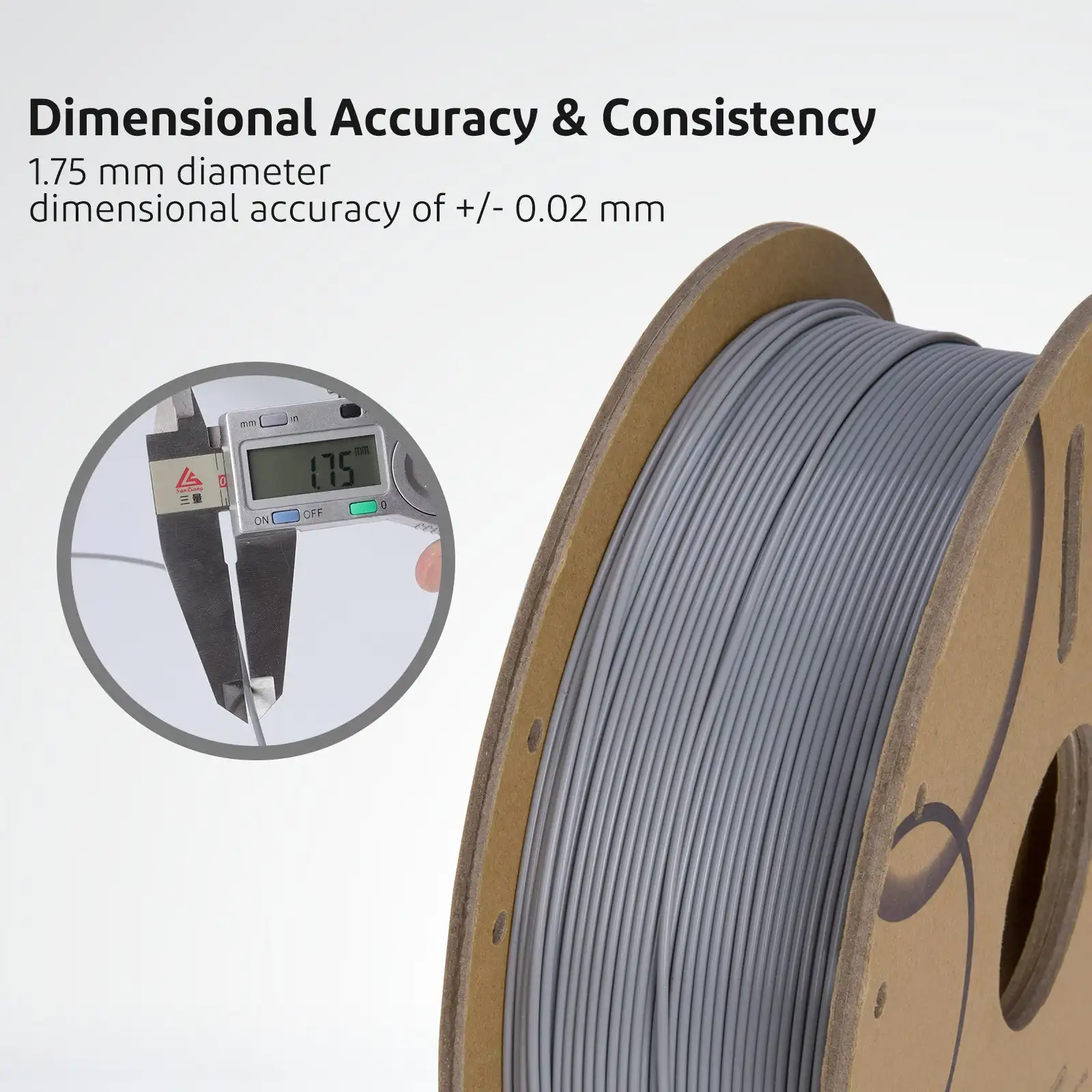ELEGOO 1kg 1.75mm PLA Filament Plastic 3D PLA for 3D Printer Consumables Material for NEPTUNE 3 PRO FDM 3D Printer - 4