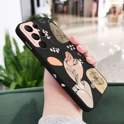 Abstract Plants Design Phone Case Cover for Galaxy S10 (Black)