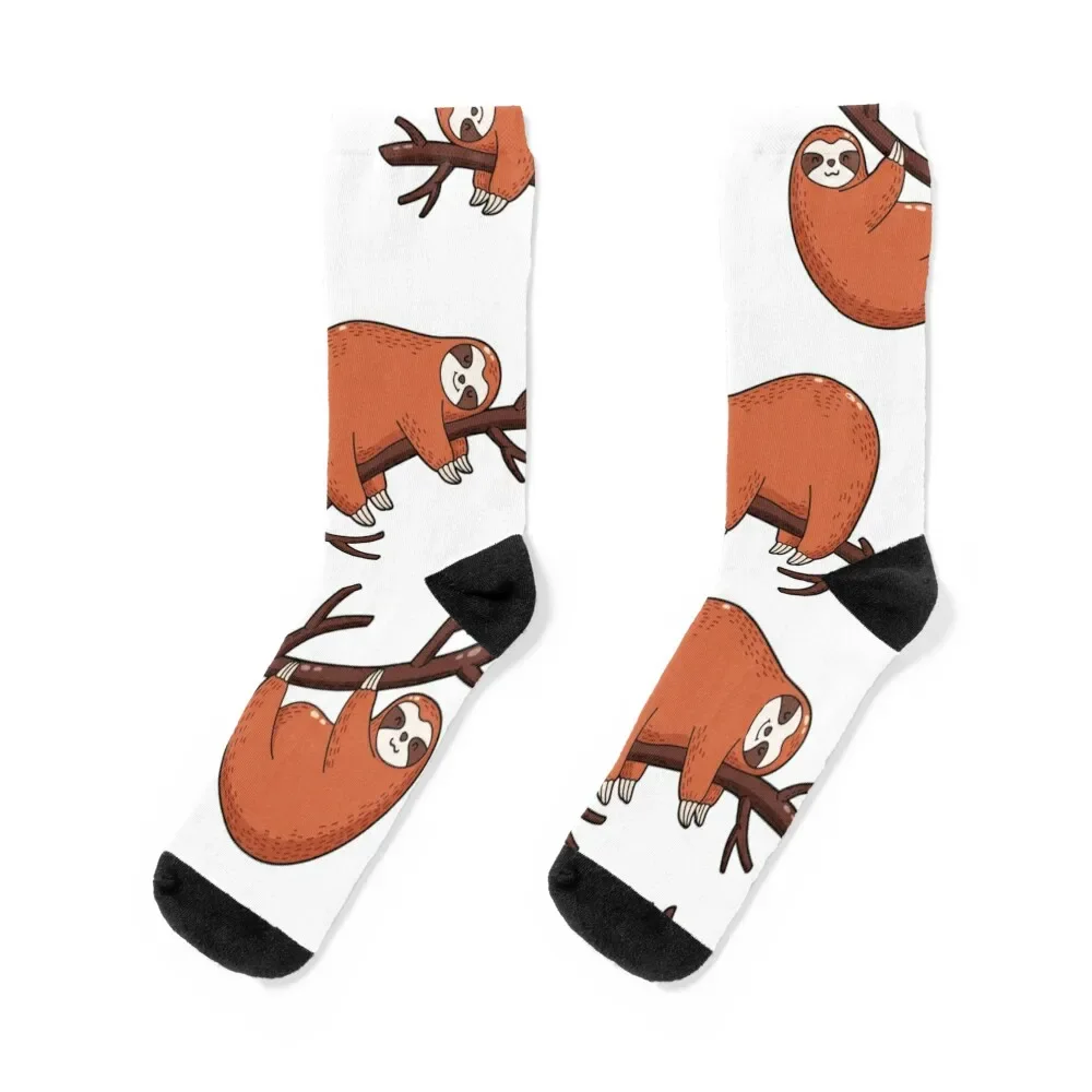 cute sloth Socks Antiskid soccer hiking Socks Women Men's