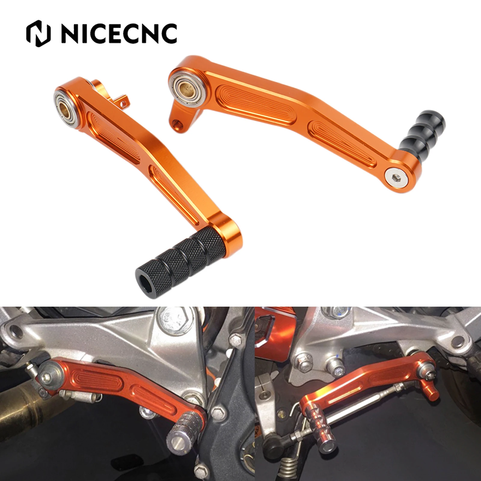 

CNC Billet Motorcycle Brake Pedal Lever Gear Shift Lever For KTM Duke RC 125 200 390 RC125 RC200 RC390 Duke125 Duke390 Duke200