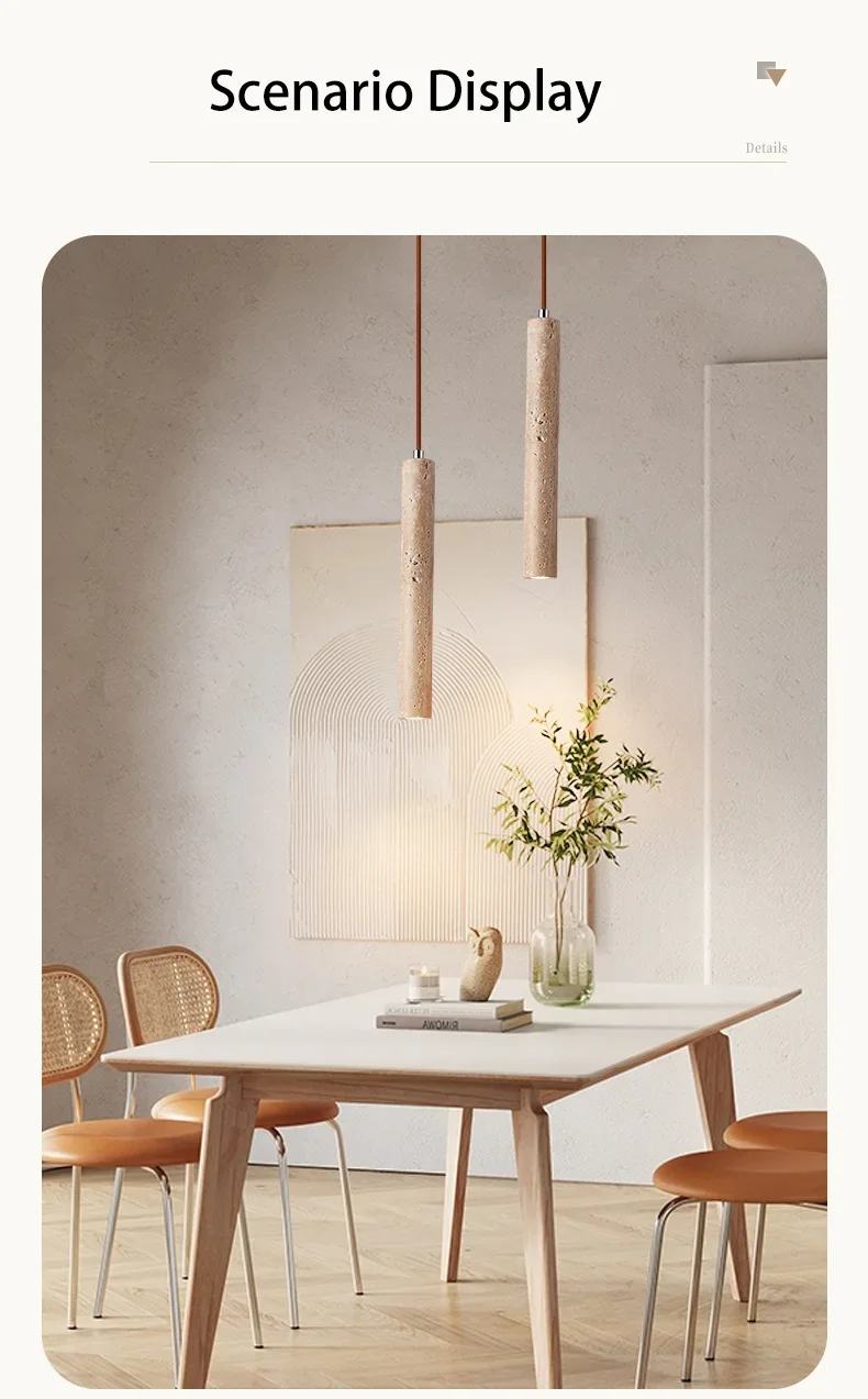 Wood Led Pendant Lamp Japanese Style Ceiling Light Bedside Chandelier