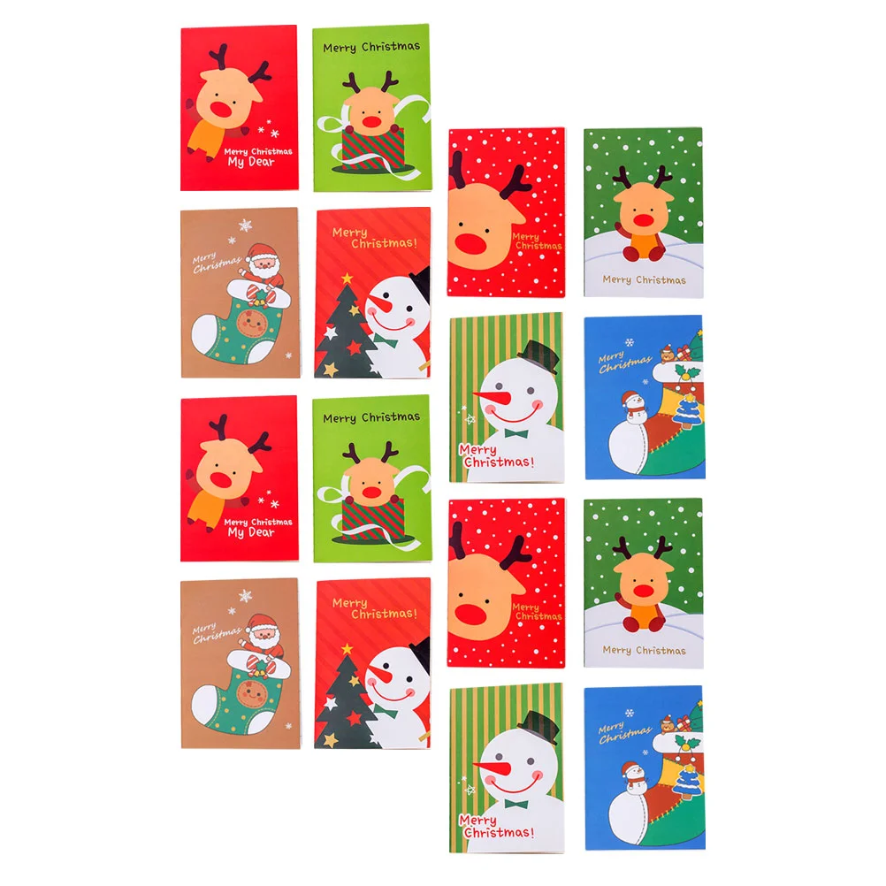 Lined Pocket Notebook Christmas Mini Notebooks for Kids Practical Writing Notepad