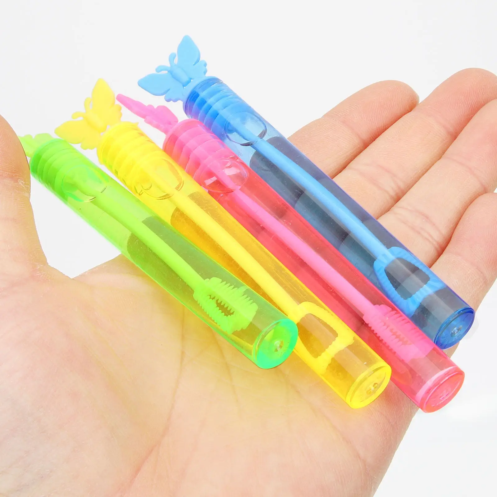 48Pcs 버블 완드 생일 파티를위한 크리 에이 티브 버블 메이커 어린이를위한 여름 야외 재미 어린이를위한 버블 재미있는 장난감 어린이 장난감