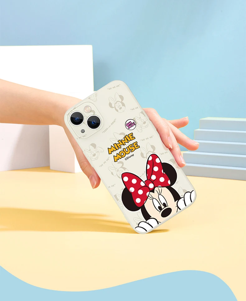 iphone 12 pro max silicone case Mickey Mouse Phone Case For iPhone 11 12 13 Pro MAX Mini 6 7 8 Plus X XR XS MAX SE 2020 Disney Genuine License Soft Funda Back iphone 12 pro max silicone case