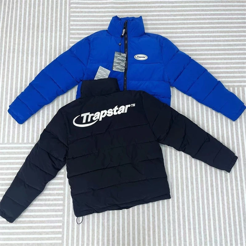 Trapstar-Chaqueta acolchada técnica HYPERDRIVE para hombre y mujer, abrigo  gris claro con letras bordadas, Invierno - AliExpress