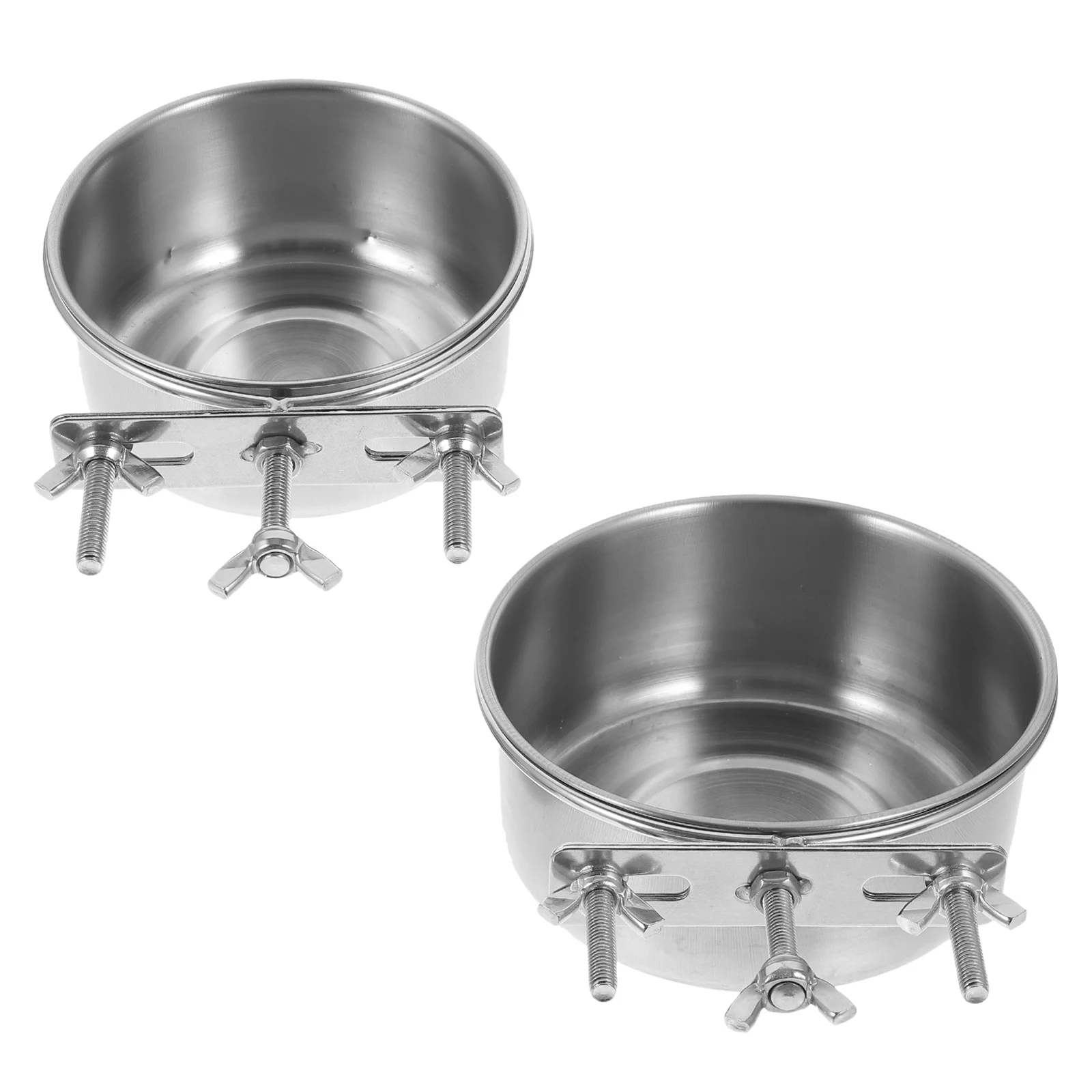 

Stainless Steel Dog Bowl Pet Food Container Wear-resistant Cat Water Holder Household Kitten Convenient Puppy Bowls