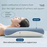 Comfortable Memory Foam Neck Pillow Slow Rebound Ergonomic Sleeping Cervical Pillows For Home Hotel Adult Neck health Care