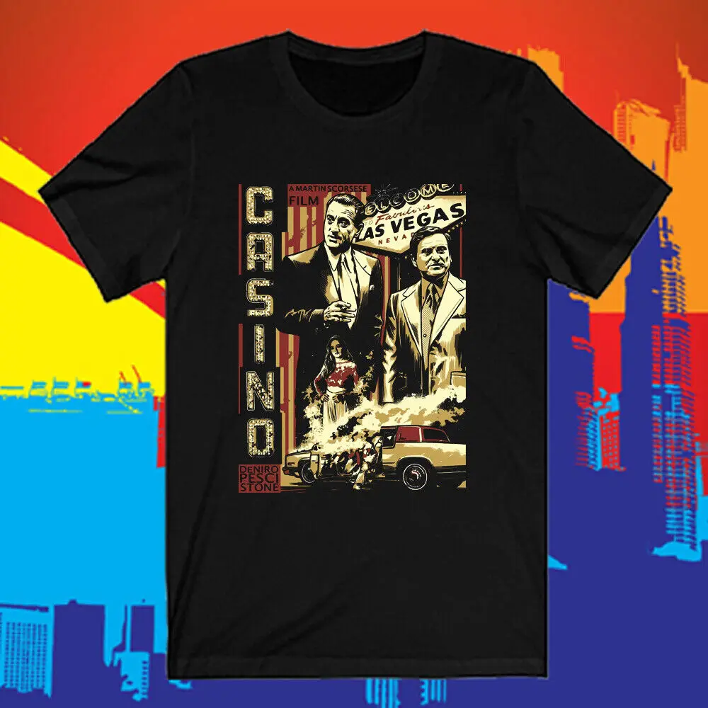 Casino Movie Joe Pesci Moistic Goodfellys T-Shirt Nera Da Uomo Taglia S A 5Xl