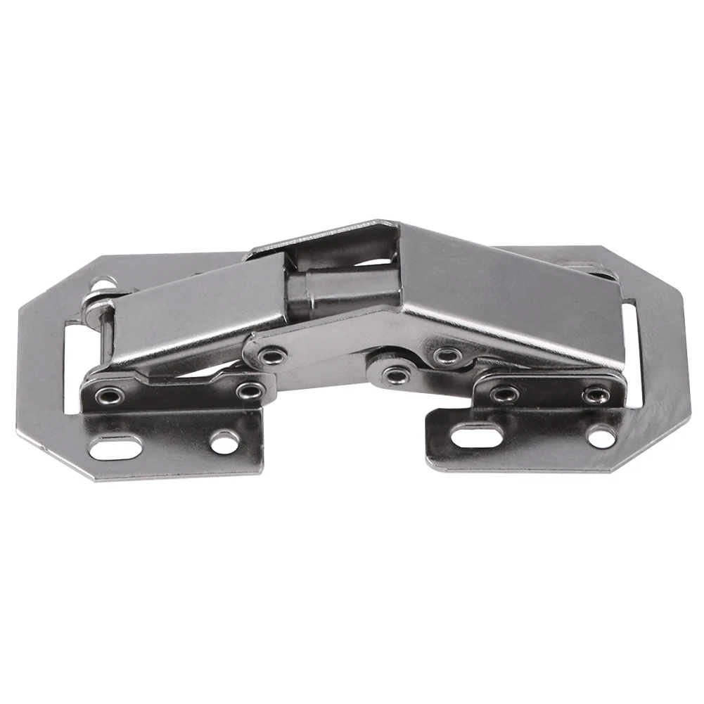 Door Hinges Stainless Steel Cabinet 90 Degree 3/4in No-Drilling Hole Cupboard Soft Close 10pcs