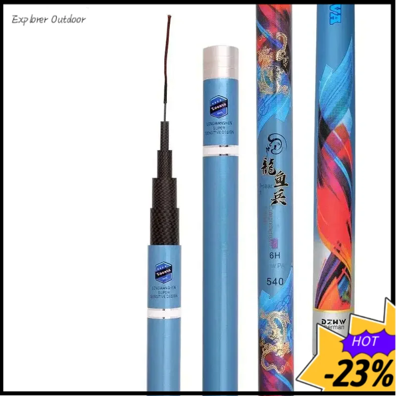 Canna Da Pesca Carbonio Taiwan Canna Da Pesca 28 Canna Da Pesca Regolabile Canna Da Pesca Alla Carpa Canna Da Pesca 3.6 M 4.5 M Canna Da Pesca Da Tavo