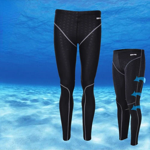 Swim Pants Men Swimsuit Long Shark Skin Tights Swimwear Professional Swim Trunks Training Leggings M-4XL Athletic Swimwear swim trunks swim shorts men swimsuit