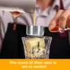30 ml Measuring Cup Stainless Steel Coffee Scoop Small Measuring Scoop with Silicone Handle Kitchen Gadgets for Cooking (1/2Pcs) 2
