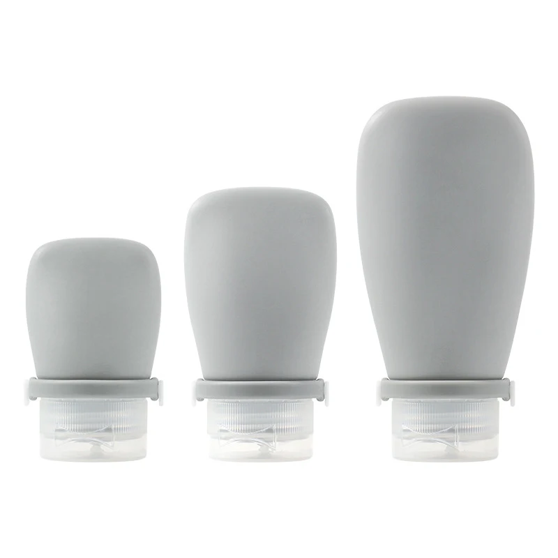 30/60/90ml Portable Silicone Travel Bottle Liquid Refillable Lotion Bottle Leakproof Shampoo Container Squeeze Tube Empty Bottle 5