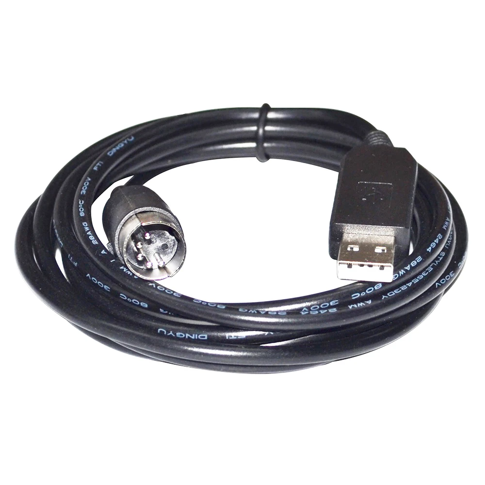 FT232RL USB TO MINI DIN 4 PIN MD4 ADAPTER RS232 SERIAL COMMUNICATION CABLE  FOR TAKAHASHI TEMMA CONNECTION TO PC (USB-MINI DIN) Cable length:5M 