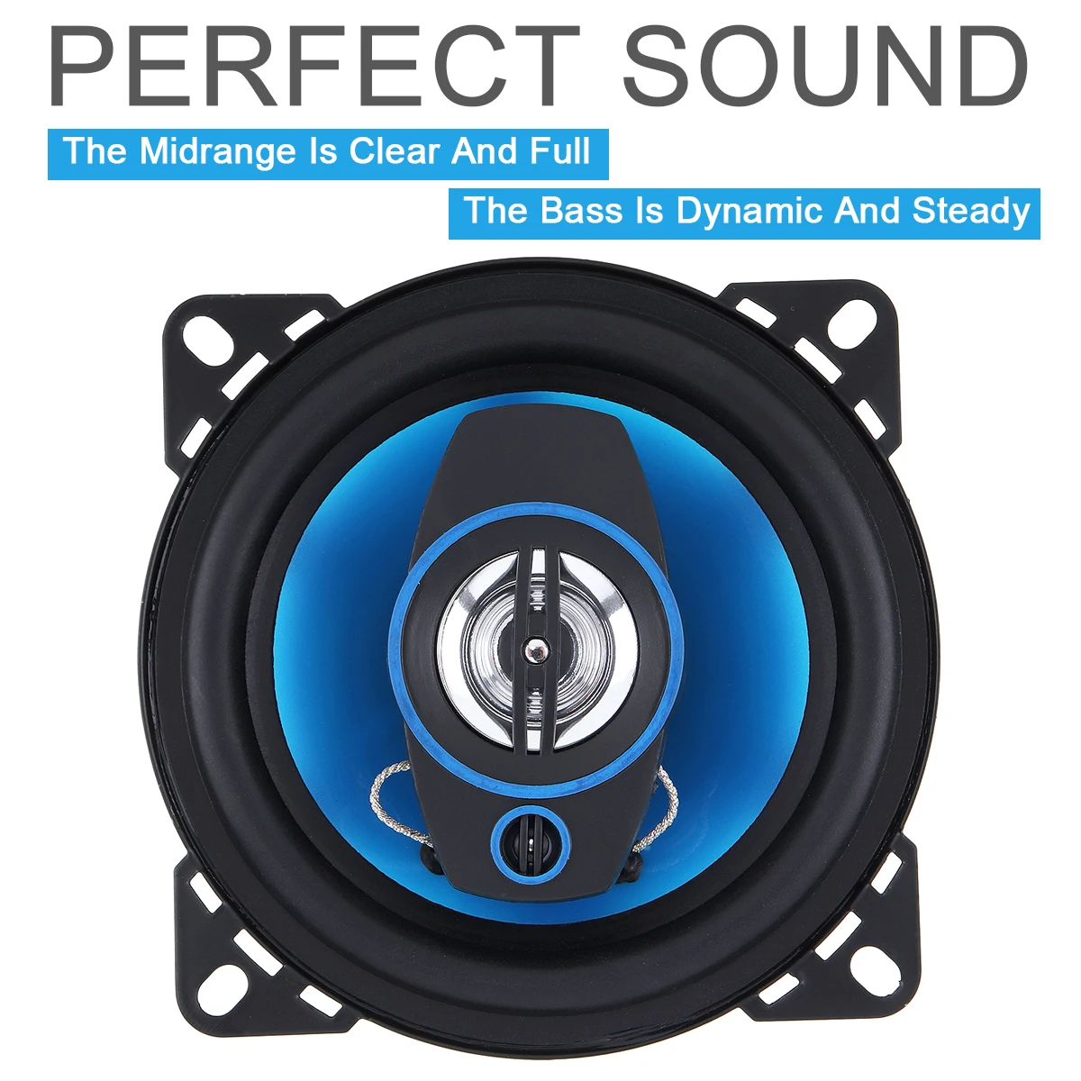 2Pcs 4 Inch 2 Way 300W Car Speakers Automobile HiFi Audio Full Range Frequency Subwoofer Coaxial High Pitch Loudspeakers car coaxial speakers