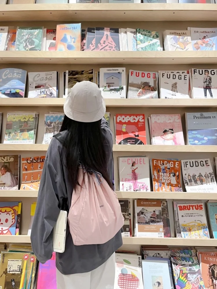 Outdoor Brief  Backpack Casual Drawstring Handbag Fashion Shoulderbag School Travel Backpack