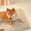 Memory Foam Pet Bed With Removable Washable Faux Fur Cover Orthopedic Waterproof Dog Bed For Crate Anti-Slip Bottom Dog Bed 4