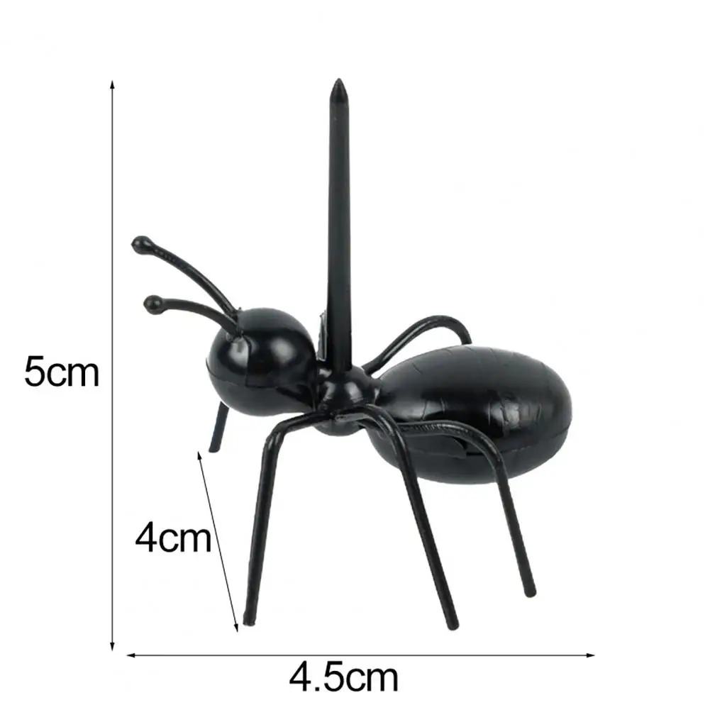 12Pcs Fruit Fork Set Cartoon Ant Shape Food Stick Bento Fork Toothpick Bento Stick Party Cake Snack Fork DIY Tools Table Decor