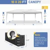 Pop Up Canopy Tent Portable Instant Gazebo Party Tent with Sandbags & Rolling Bag Outdoor Canopy for Outdoor Even 3