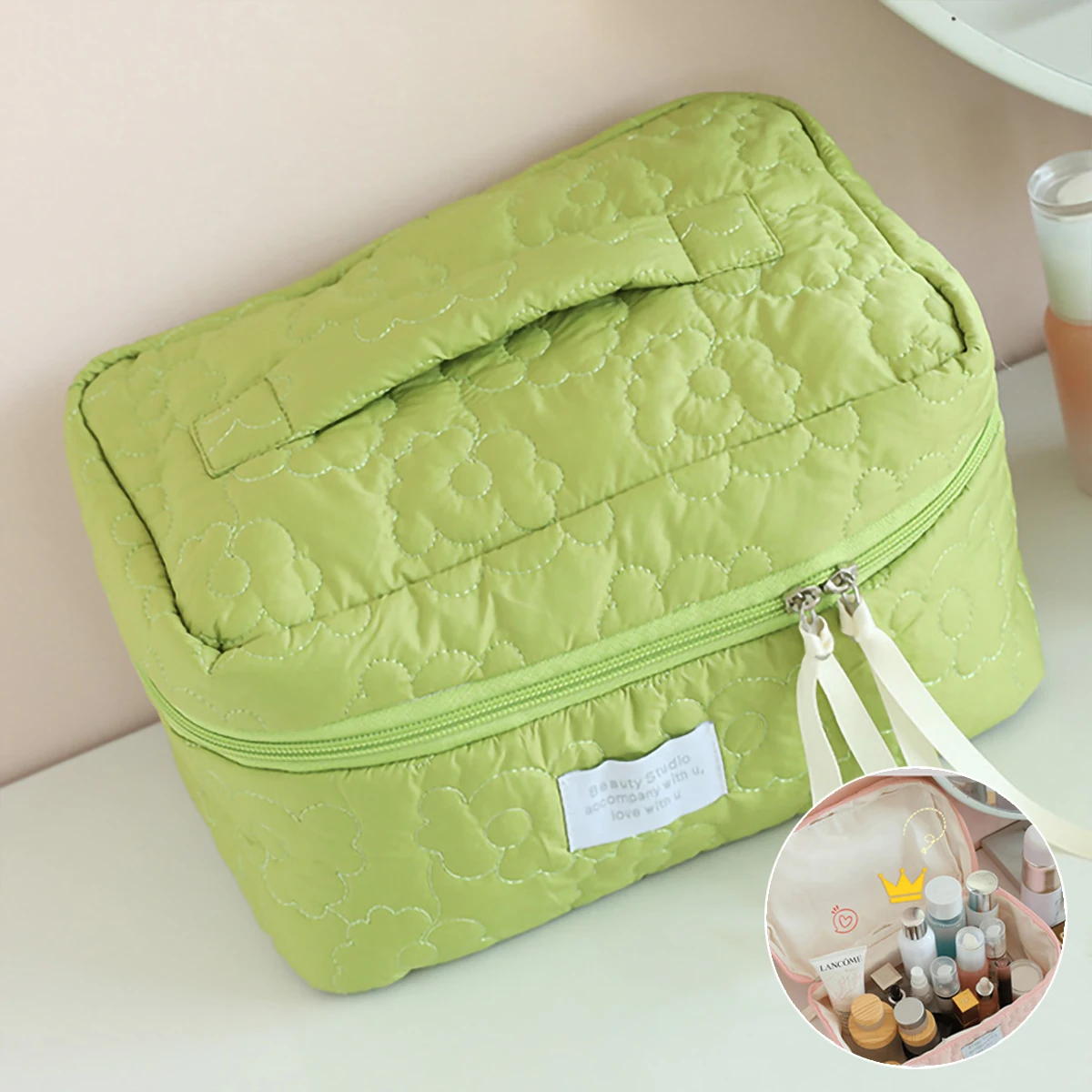Travel Cosmetic Storage Bag - Candy Color Makeup & Toiletry Organizer