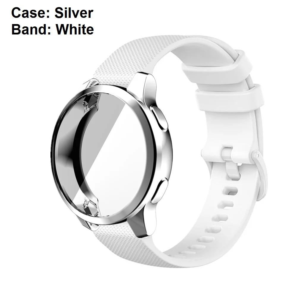 Versatile Silicone Watchband with Protective Case and Strap Combo