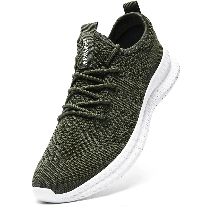 Men Casual Shoes Breathable Comfortable Men's Sneakers Anti-slip Lace-up Running Shoe Flats Loafers Tennis Plus Size 50 Zapatos 5
