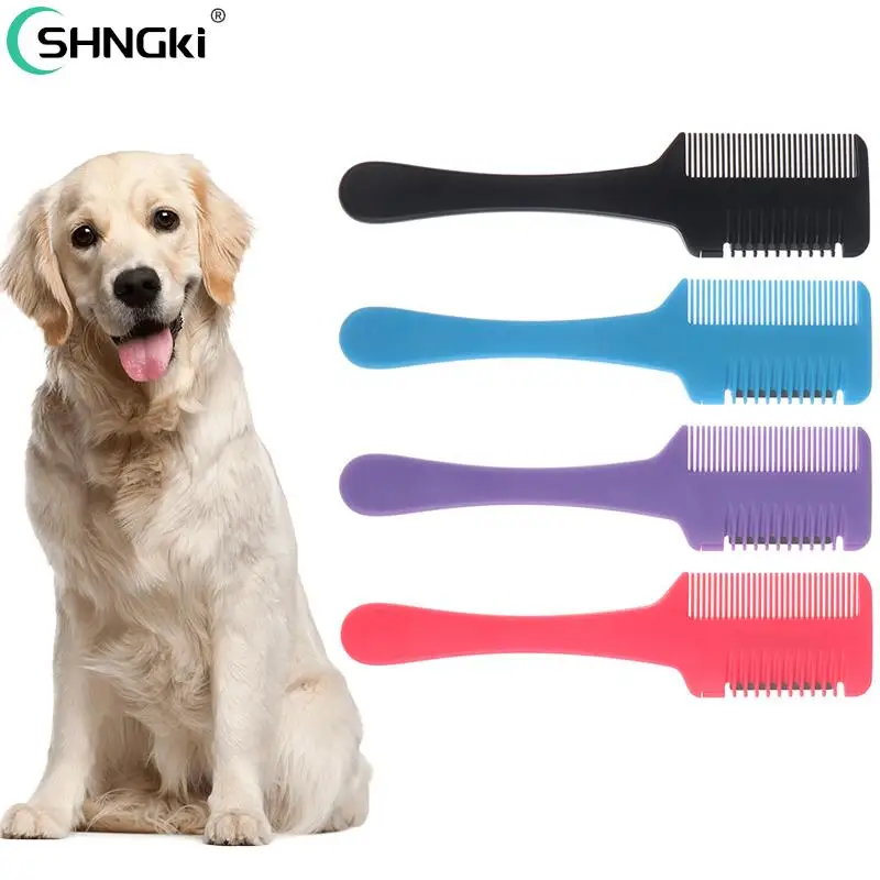 1pcs Double Sides Hair Razor Comb Razor Magic Blade Combs Thinning Dog Cat Combs Dog Cat Hair